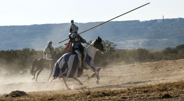 На знаменитых Федюхиных высотах в Севастополе проходит Крымский военно-исторический фестиваль