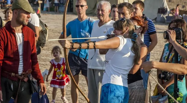 На знаменитых Федюхиных высотах в Севастополе проходит Крымский военно-исторический фестиваль
