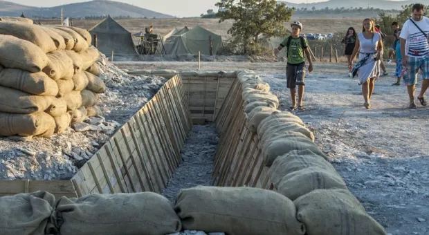 На знаменитых Федюхиных высотах в Севастополе проходит Крымский военно-исторический фестиваль