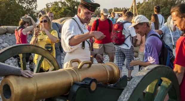 На знаменитых Федюхиных высотах в Севастополе проходит Крымский военно-исторический фестиваль