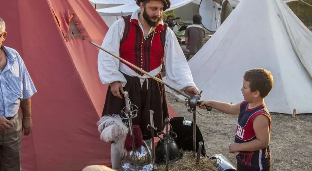 На знаменитых Федюхиных высотах в Севастополе проходит Крымский военно-исторический фестиваль