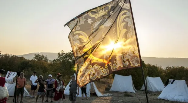 На знаменитых Федюхиных высотах в Севастополе проходит Крымский военно-исторический фестиваль