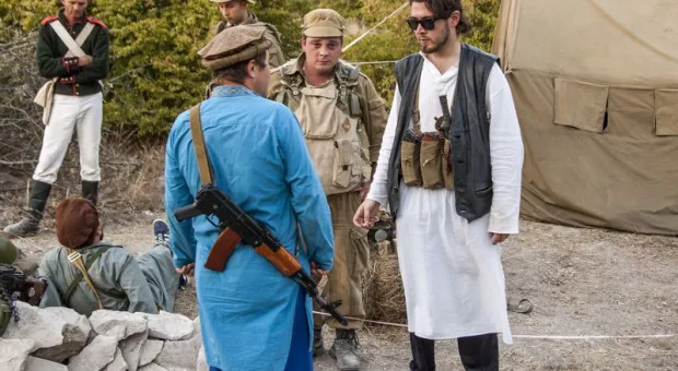 На знаменитых Федюхиных высотах в Севастополе проходит Крымский военно-исторический фестиваль