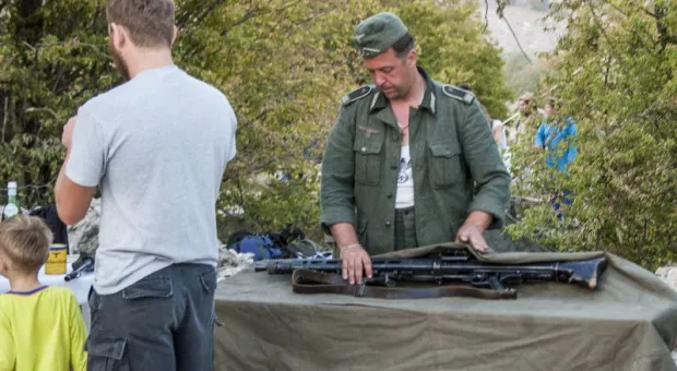 На знаменитых Федюхиных высотах в Севастополе проходит Крымский военно-исторический фестиваль