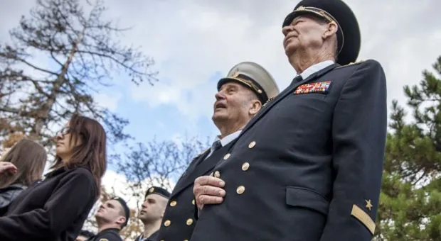На Малаховом кургане состоялся митинг-реквием, посвящённый началу 1-й обороны Севастополя