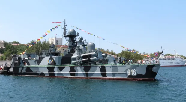 В дальний средиземноморский поход из Севастополя вышел ракетный корабль «Самум» В дальний средиземноморский поход из Севастополя вышел ракетный корабль «Самум»