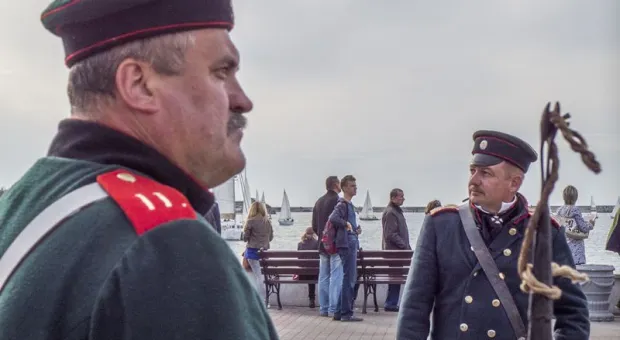 "Севастопольский вальс" над бухтой. В рамках II крымского туристического форума в центре города прошли торжественные мероприятия