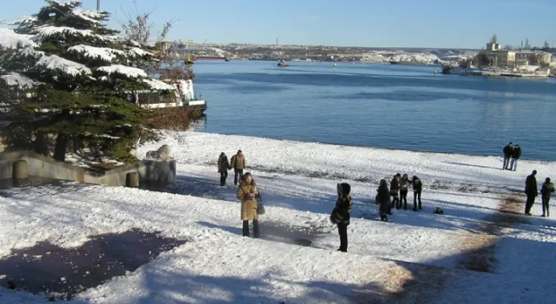 Снежный Севастополь (ФОТО)