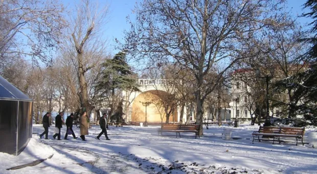 Севастополь: центр города. Январь... (ФОТО)