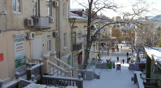 Севастополь: центр города. Январь... (ФОТО)