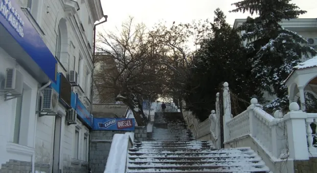 Севастополь: центр города. Январь... (ФОТО)
