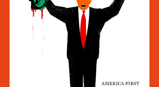 Трамп с отрубленной головой в руке появился на обложке Spiegel