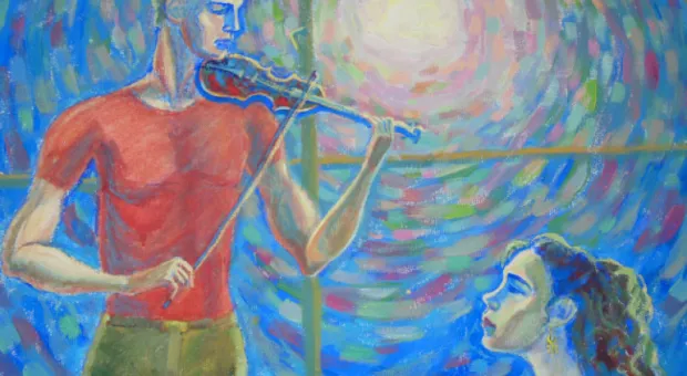 «Разбежалась ввысь»: Ольга Панкратова на два часа отправилась в Древнюю Русь