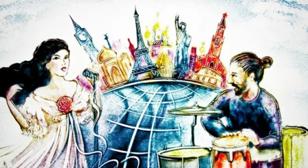 Хроники крымского лета: в севастопольской библиотеке открылась выставка скетчей