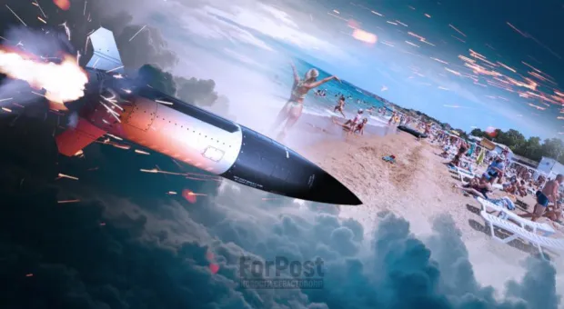 Новости Севастополя - На пляже Северной стороны Севастополя установили укрытия от ракет