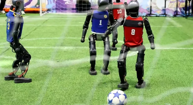 Мировые новости - Робот-гуманоид выбежал на дорогу, чтобы здороваться с людьми