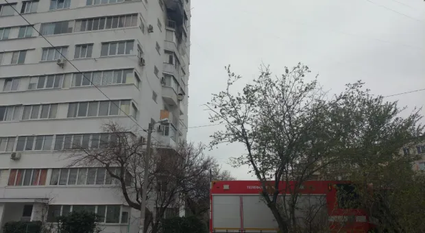 В Севастополе случился пожар в 12-этажке у Гагаринской администрации
