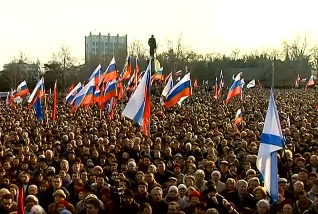 ForPost - Новости : «Ни одного украинского флага», – Иван Комелов о митинге Народной воли