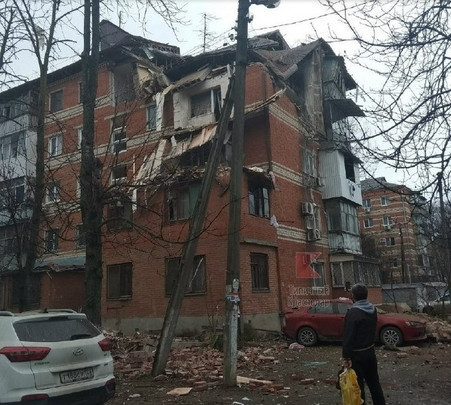 ForPost - Новости : Взрыв газа произошел в жилом доме в Краснодаре