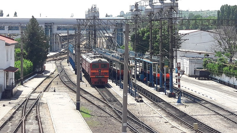 ForPost - Новости : Как готовят движение поездов по Крымскому мосту