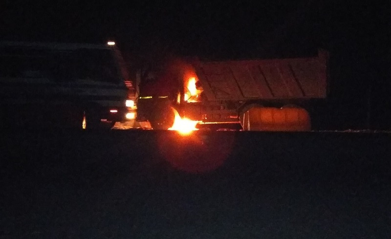 ForPost - Новости : Огненная авария произошла на трассе Таврида в Крыму