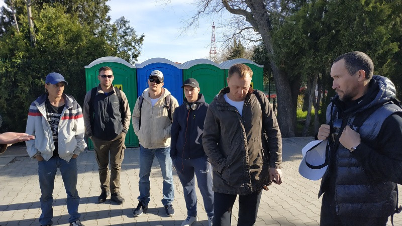 ForPost - Новости : В Севастополе бастуют строители Исторического бульвара 
