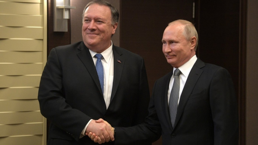 ForPost - Новости : Путин и Помпео поговорили об американских санкциях