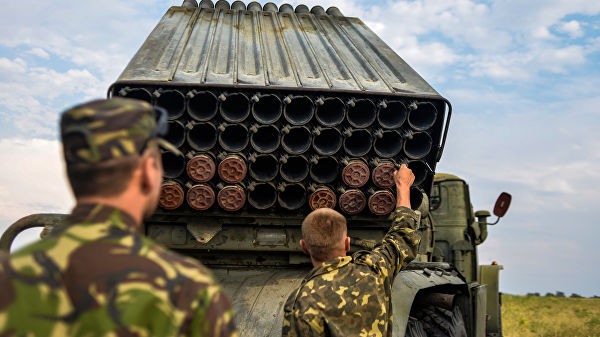 ForPost - Новости : В ЛНР заявили, что силовики разместили РСЗО на территории ТЭС в Донбассе