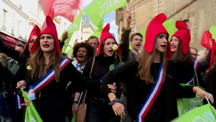ForPost - Новости : Свобода, Равенство, Отцовство: парижане выступили за традиционную семью