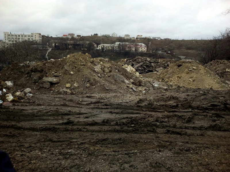 ForPost - Новости : Строительный мусор с Большой Морской сваливают в Килен-балке