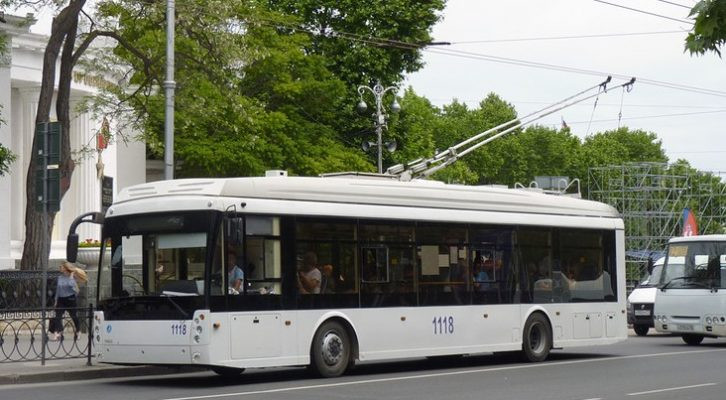 ForPost - Новости : В центре Севастополя перестали ходить троллейбусы
