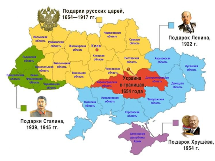 Экс-премьер Украины напомнил о ее территории до СССР