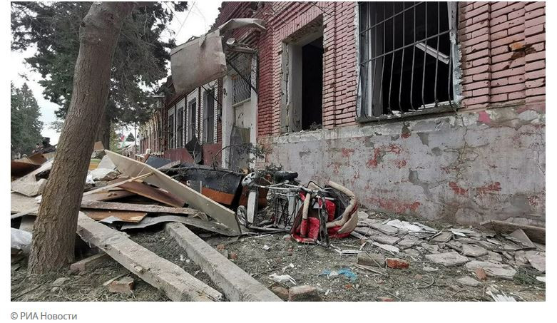 ForPost - Новости : В Азербайджане заявили о семи погибших при обстреле города Гянджа
