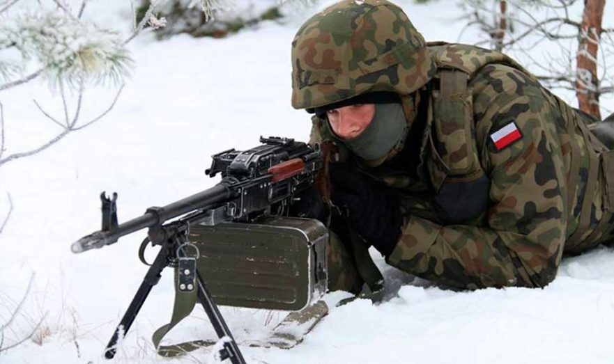 Виртуальный противник полностью ликвидировал польскую армию на учениях Зима-2020