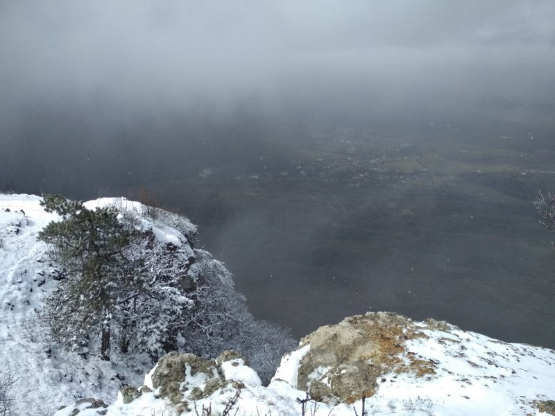 ForPost - Новости : Горы Крыма внезапно засыпало снегом