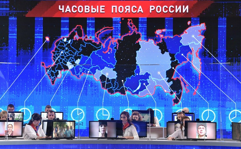 ForPost - Новости : «Шутите?!»: массовые сбои связи на Прямой линии объяснили DDoS-атакой
