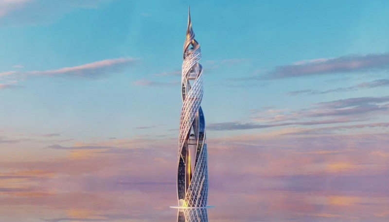 ForPost - Новости : «Газпром» построит небоскреб с переплетающимися крыльями высотой 555 метров