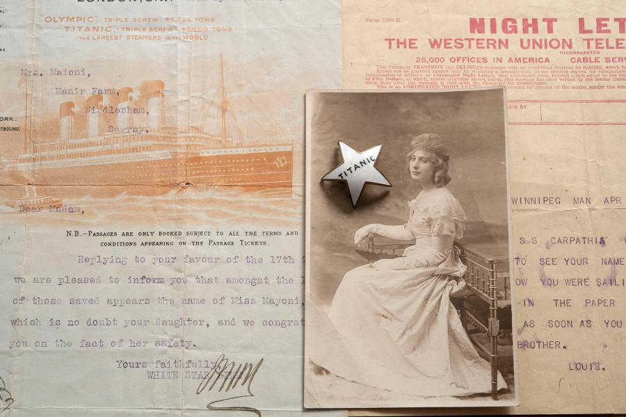 ForPost - Новости : Как в кино: на продажу выставили значок погибшего при крушении «Титаника»