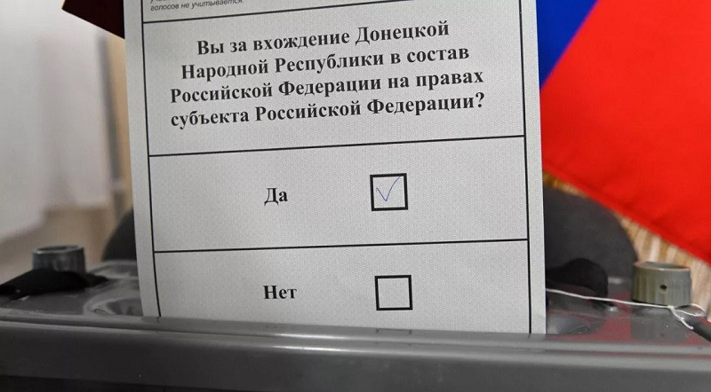 ForPost - Новости : Референдумы в Донбассе о вхождении в состав России признаны состоявшимися