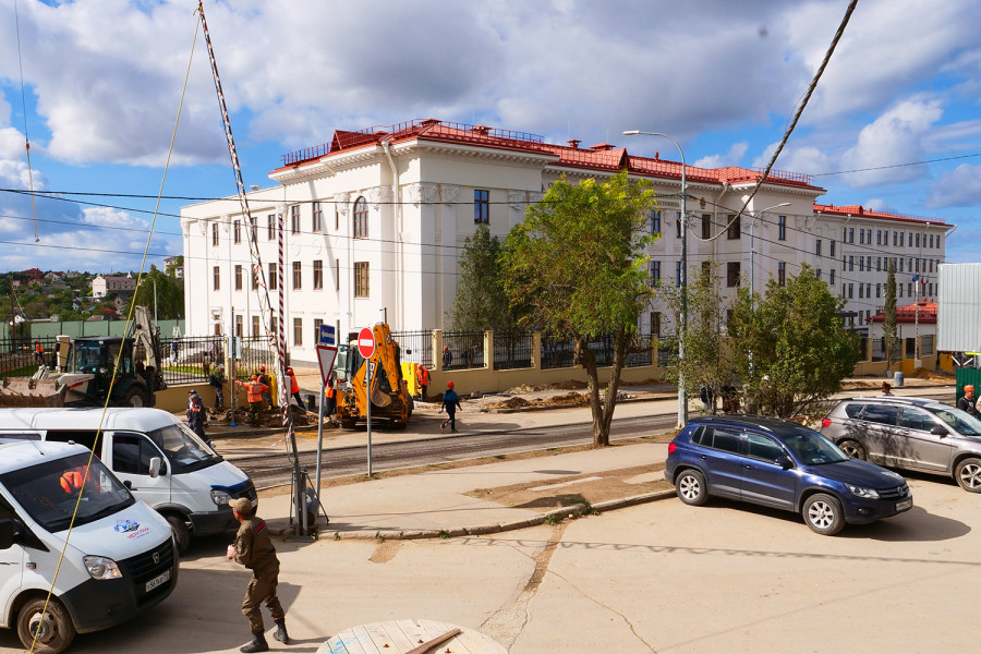 ForPost - Новости : В Севастополе воссоздали историческое здание снесенной школы-интерната