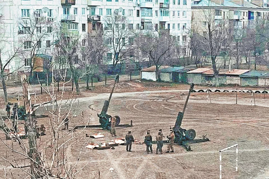ForPost - Новости : В Херсоне сообщили, что ВСУ размещают артиллерию в жилой застройке города