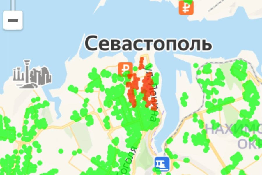 Карта света в севастополе