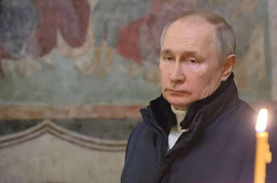 ForPost - Новости : Владимир Путин встретил Рождество в одиночестве