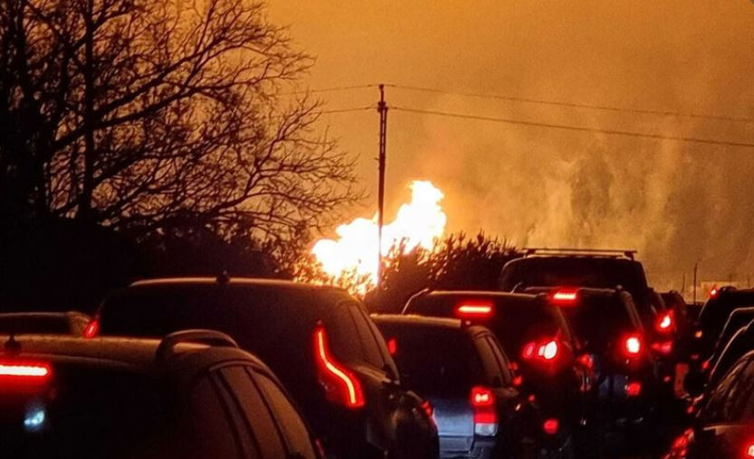 ForPost - Новости : В Литве пожарные потушили возгорание на месте взрыва газопровода 