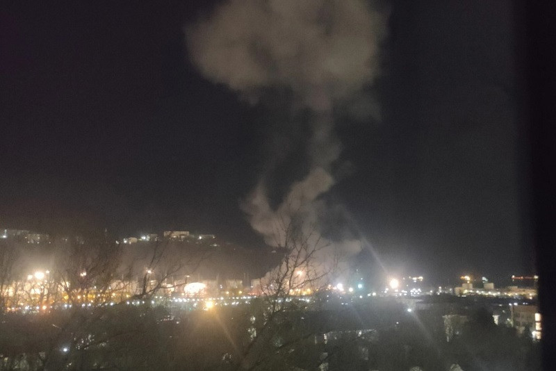 ForPost - Новости : На нефтебазе на Черноморском побережье произошёл взрыв, рядом зафиксирован беспилотник