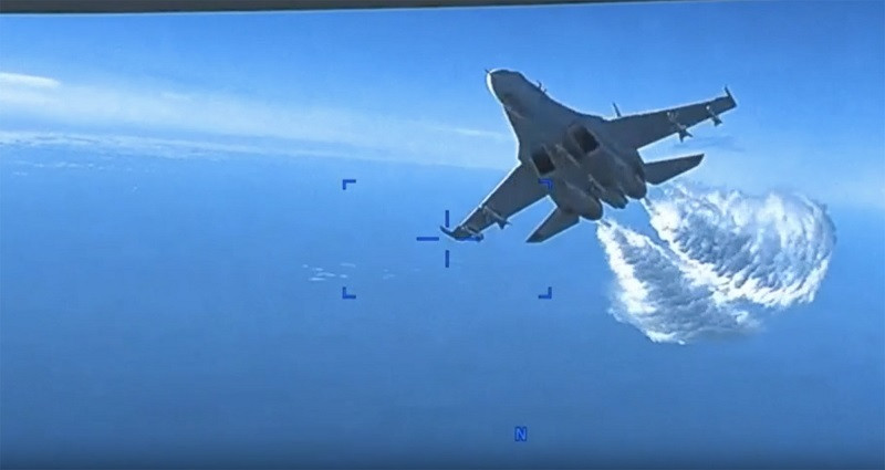 ForPost - Новости : Пентагон рассекретил видео инцидента с беспилотником над Чёрным морем