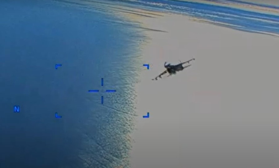 ForPost - Новости : «Похоже на анимацию»: на Западе обсуждают видео Пентагона с упавшим дроном