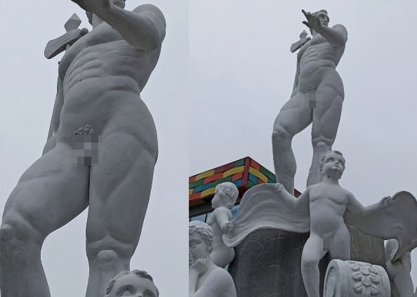 ForPost - Новости : В Находке разразился скандал из-за «кучерявых чресел» статуи