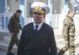 ForPost - Новости : Командующий ВМС Украны контр-адмирал Сергей Гайдук призывает к диалогу и переговорам на всех уровнях