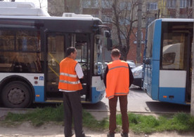 ForPost - Новости : В Севастополе до вечера остановлено движение троллейбусов